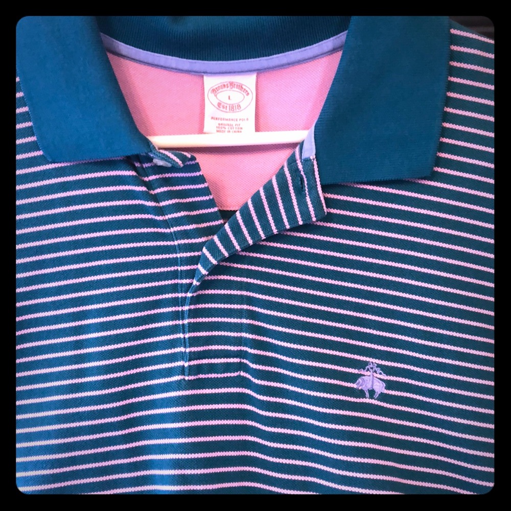 Brooks brothers performance polo L